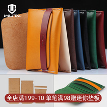 No its card bag zero wallet coin bag version drawing Acrylic Paper type handmade leather with diy plate type WT881
