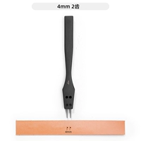 Можно заменить черной ручкой круглой резки 2 мм 2 зубов