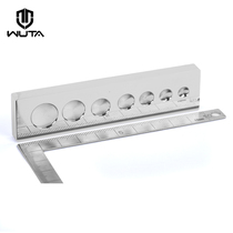 Without it rivet stumping installation tool multi-specification hardware plane mounting mold table hand punching diy leather tool