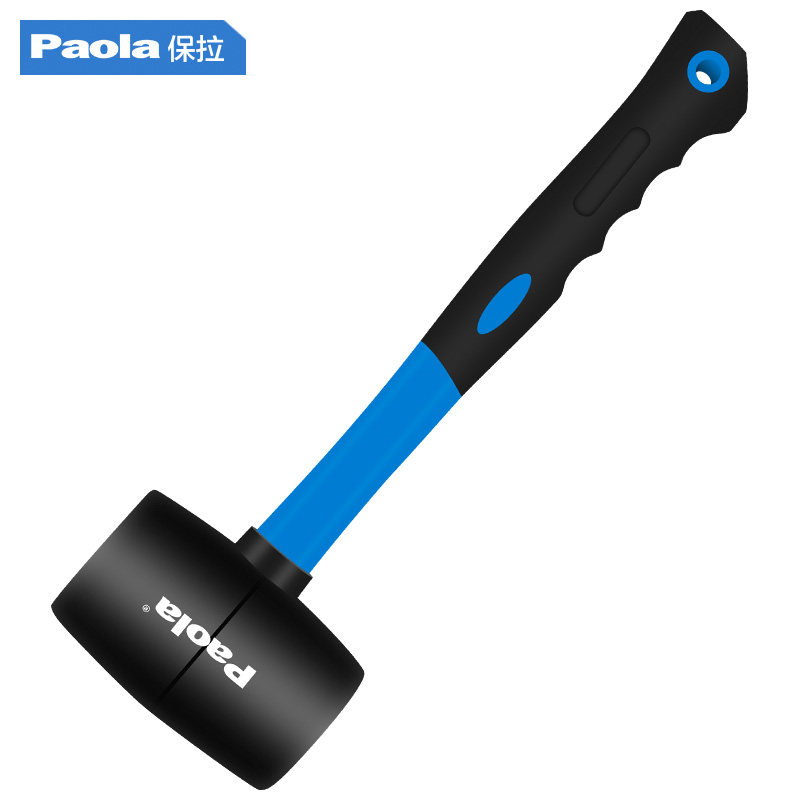Paula 16OZ rubber hammer peel hammer tile floor decoration tool installation hammer low - bullet rubber hammer 2438