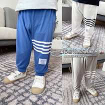 Summer small children Anti-mosquito sunscreen Underpants Men and women Baby Pure Cotton Ultra Slim Breathable Speed Dry Air Conditioning Long Pants