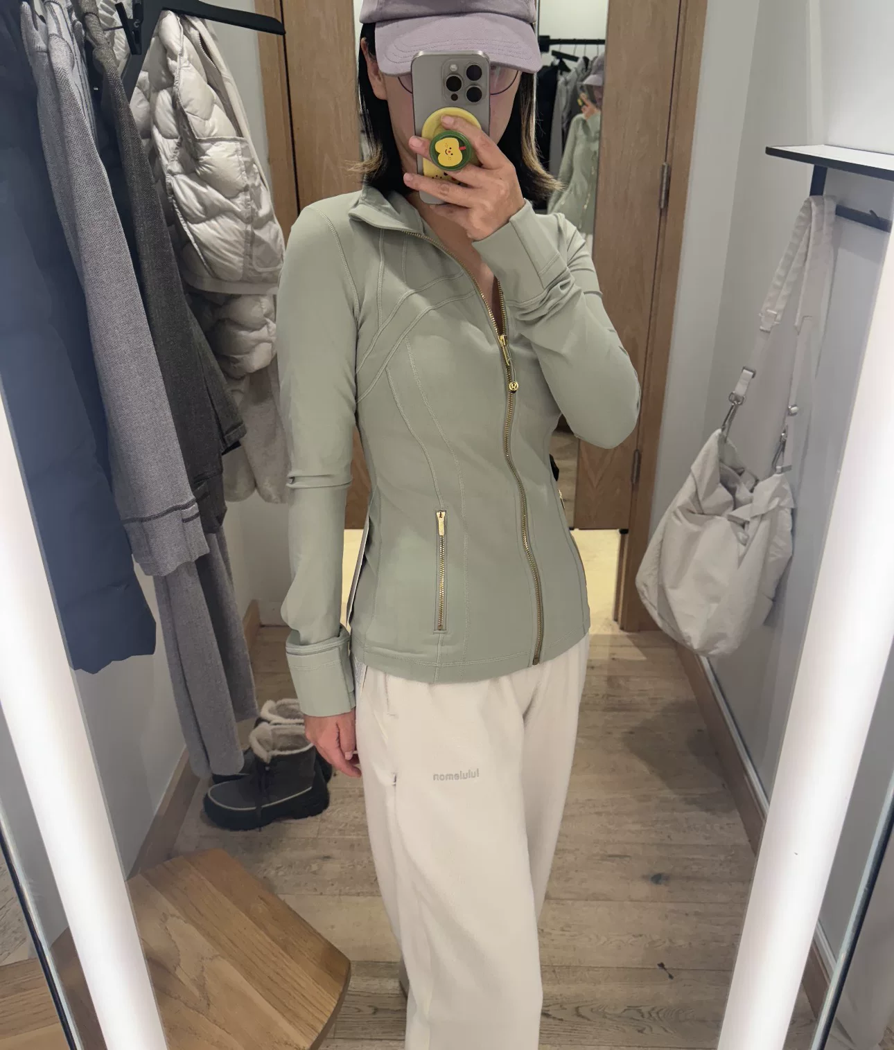 Jacket (Jessie Canada) Lululemon Define Nulu, fitted full-zip long sleeve, multiple colors/sizes