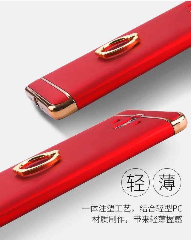 Ốp lưng điện thoại di động Huawei Mate10Pro có khung khóa vòng M9pro nữ dây buộc màu đỏ mete9 vỏ cứng mờ bao gồm tất cả meta10 nam lon-al00 - Nhẫn