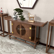 New Chinese porch table white wax wood shuttle for tablebar case shelf into the door to the door to the parlor