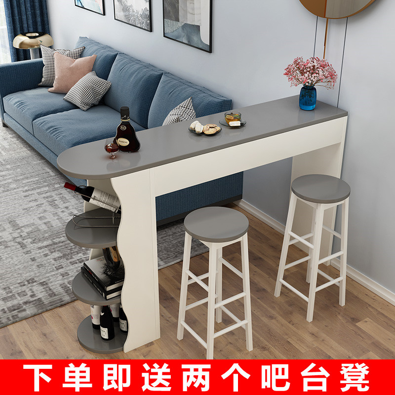 Small Bar Table for Home Use, Simple Modern Living Room Entryway Small Bar Table, Sofa Side Table, Dining Room Light Luxury Partition Cabinet