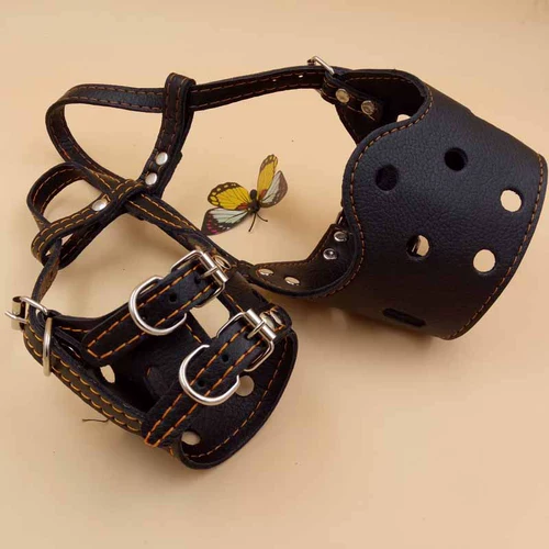 Коровидская собака во рту крышка анти -нямового капюшона Большая собака Анти -дог лай, чтобы съесть золотой резапер лабру мультипроводную стадную маску