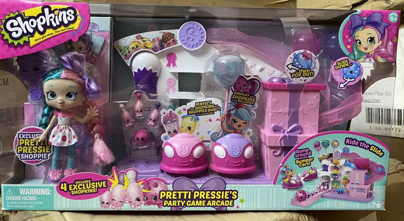 Кукла Shoppies (Shopkins) Shoppies, большая глазастая модная кукла с аксессуарами и игровым набором, 16 см