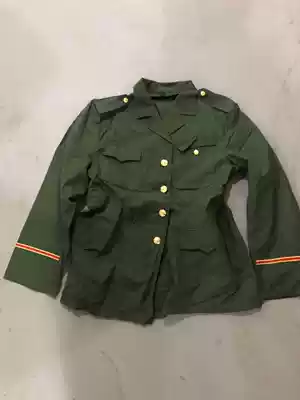 Memorial collection 87-style olive green uniform suit uniform old-fashioned new inventory