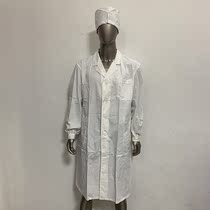 White coat long sleeve doctors clothing mens short sleeve summer thin half sleeve coat laboratory clothes college students chemical work clothes
