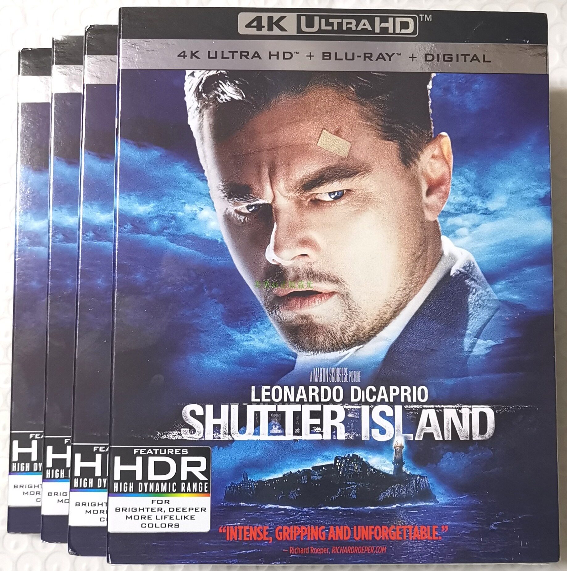 Spot genuine Shutter Island confinement Island 4K UHD 2 discs Chinese word US ultra high clear blue light BD