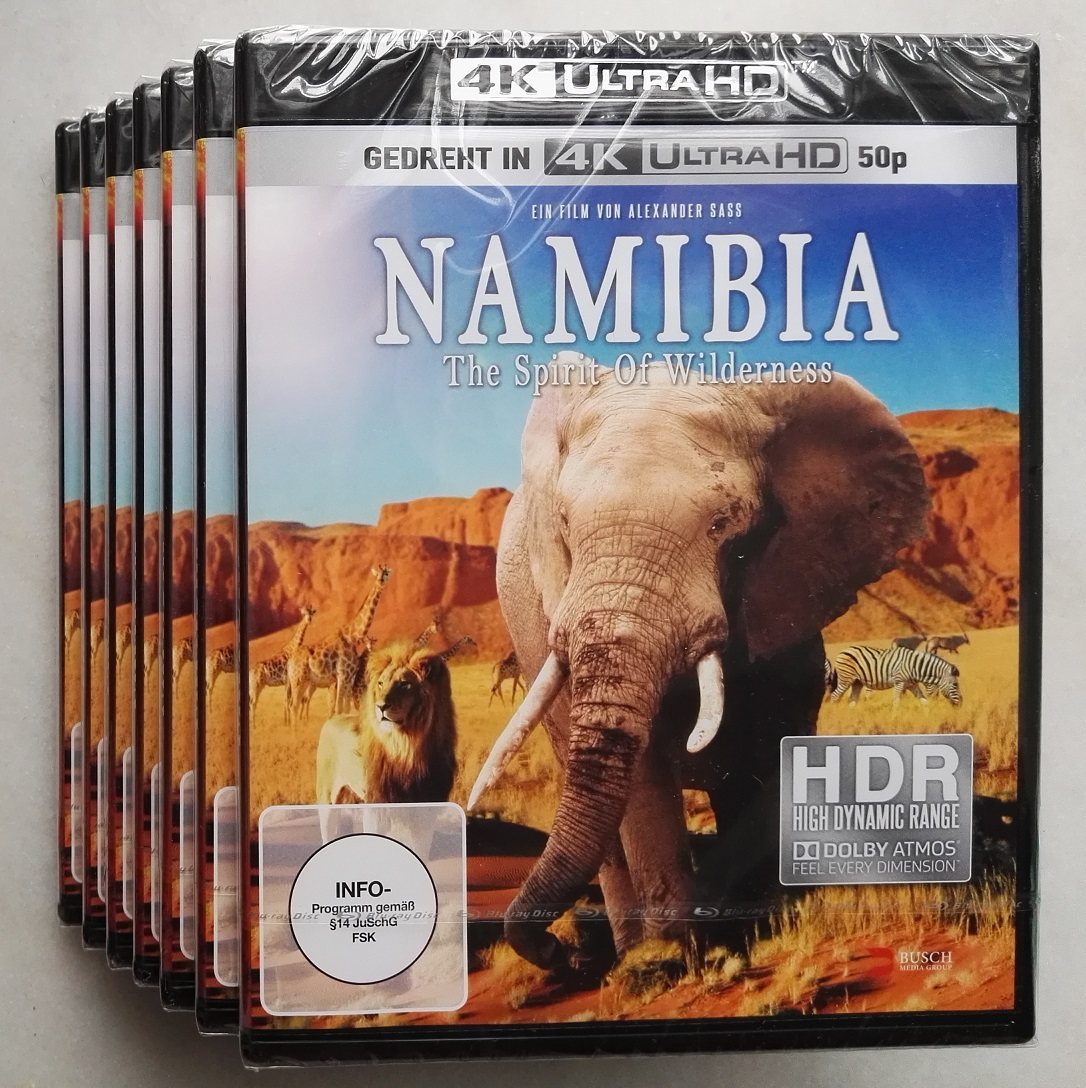 Spot genuine Blu-ray Namibia: The Spirit of Wilder Namibia 4K UHD discs