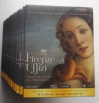 On the road genuine Florence and Florence with the Uffiz Art Gallery 4K UHD disc Blu-ray 3D