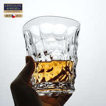 Czech imported BOHEMIA crystal glass whisky cup Foreign wine glass creative beer cup Spirits wine glass water cup