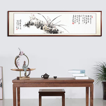 Hand Painted Country Painting Aqua Broccoli Real Traces Living Room Sofa Background Wall Decoration Painting Bedroom Bookcase Hanging Painting New with frame