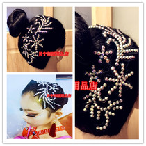 Benin Dance Supply Store Dance Accessories Professional Modern Latin Dance National Standard Dance Headwear Performance Clothing floral headdress