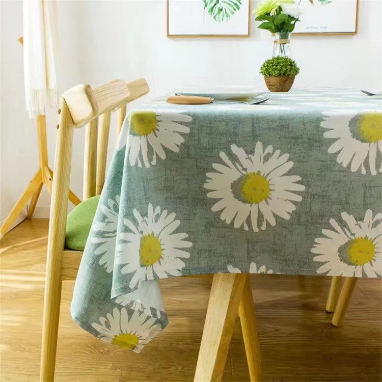 American Countryside Table Cloth Sunflower Table Butian Garden Table Cloth Art Sunflower Square Table Cloth Tea Table Cloth Customized