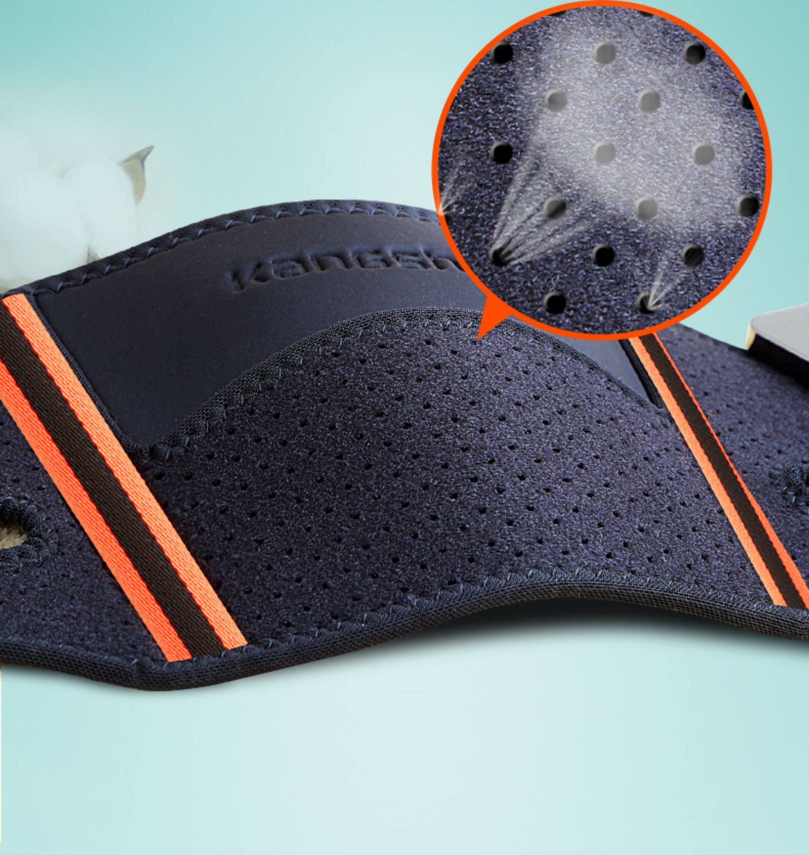 康舒 空调房保暖护膝 夏季透气款老寒腿护膝 图11