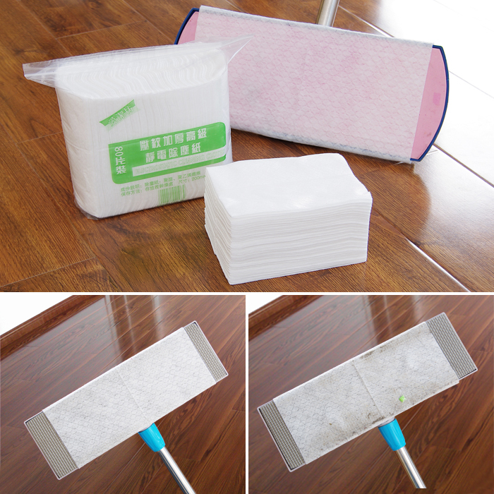 Disposable Mopping Electrostatic Dust Removal Paper Home Wipe Ground Dust Removal Cloth Free Hand Wash Floor Dust Suction Mop Paper 80 Sheet Clothing