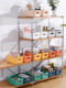 Miscellaneous Storage Basket Desktop Snack Storage Box Plastic Cosmetics Lipstick Storage Box Home Kitchen Storage Box