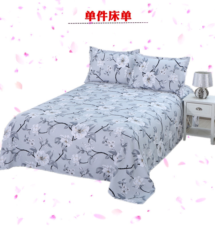 Khăn trải giường đơn mùa thu và mùa đông dày cát đơn giản đôi 1,8m giường 1,5 mét đơn học sinh ra trải nệm