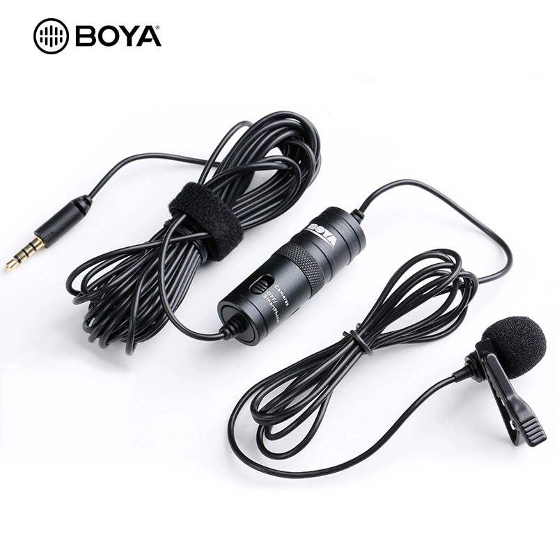 Máy ảnh DSLR Boya BOYA BY-M1 Micro Micro Lavalier Camera Micro Phỏng vấn Little Bee Wired - Phụ kiện VideoCam