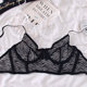 French lace sexy deep V extended bra with underwire ສໍາລັບເຕົ້ານົມໃຫຍ່ແລະຊຸດຊັ້ນໃນຂະຫນາດນ້ອຍ