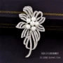 Thời trang Hàn Quốc Crystal Pearl Trâm Nữ Áo len Bướm Phụ kiện Corsage Lớn Trâm Cape Nút Khăn Khóa nút cài áo