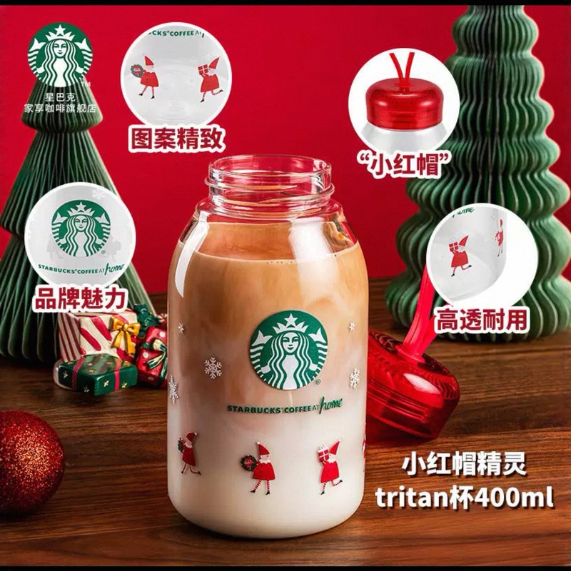 Starbucks Little Red Riding Hood Christmas Limited Edition Starbucks Sakura Tritan Cup Spring Limited Edition 400ml Non-Glass Starbucks Little Red Riding Hood Christmas Limited Edition Starbucks Sakura Tritan Cup Spring Limited Edition 400ml Non-Glass