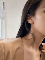 INNOSENSE thin chain asymmetric earring studs clip 2020 new advanced temperament ear wire personality earring female