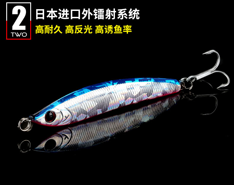 8 Colors Sinking Metal Blade Baits Deep Diving Minnow Lures Fresh Water Bass Swimbait Tackle Gear