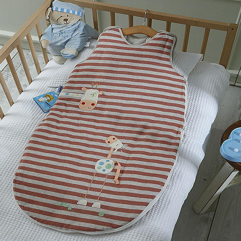 Korea Murphy baby sleeping bag autumn and winter newborn baby all-in-one sleeping bag children's anti-kick quilt autumn and winter knitted cotton