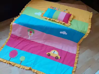 South Korea imported Murphy car lace cotton twill four-season quilt pillowcase two-piece set can be purchased