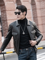 The new sheep - skin feather tip jacket in 2021 - shaped coat for men and Korean