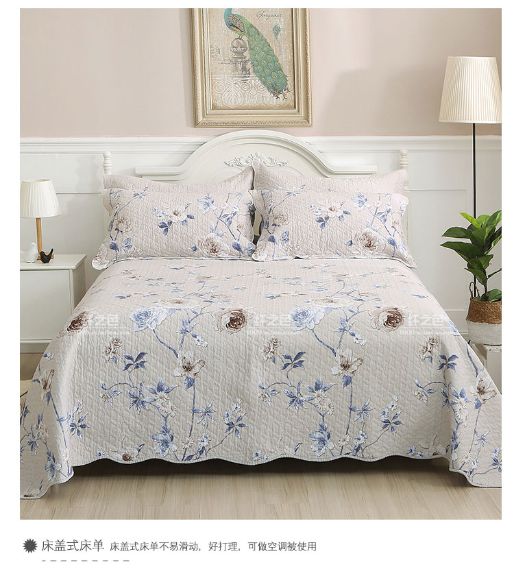 Mỹ bông twill bông quilting là ba mảnh đôi chần quilt cover trải giường bốn mảnh mùa hè điều hòa không khí