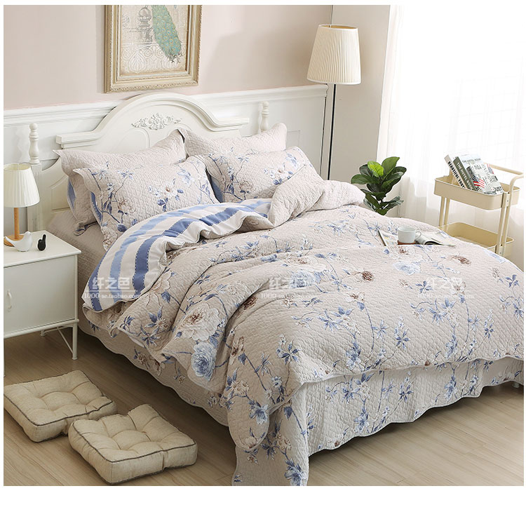 Mỹ bông twill bông quilting là ba mảnh đôi chần quilt cover trải giường bốn mảnh mùa hè điều hòa không khí
