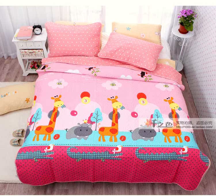 Các phim hoạt hình mới twill quilting được bao phủ bởi một hai mảnh điều hòa không khí của một đứa trẻ cotton 1.2 m giường bìa duy nhất mảnh mùa hè mát mẻ bìa