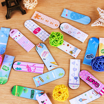 Cartoon magnetic bookmarks paper double-sided cute antique bookmarks creative hipster primary school students with exquisite bookmarks children animation magnet bookmarks luminous prize book clip literary gift