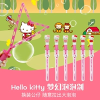 Hello Kitty, игрушка, мыльные пузыри, машина для пузырьков, пузырьковый пистолет, популярно в интернете