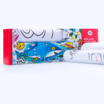 Meile childrens painting paper white paper roll paper drawing board easel matching roll paper color roll paper 25 meters