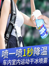 Car cooling spray summer car cooling artifact car dry ice refrigerant rapid cooling agent