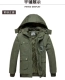 Зеленая куртка, увеличенная толщина