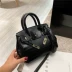 Fairy white bag 2020 new fashion Túi xách all-match phong cách hàn quốc túi bạch kim cao cấp họa tiết cá sấu - Túi xách nữ