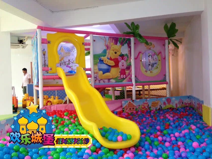 Naughty Castle Single Slide Ladder Double Slide Ladder Plastic Slide 2 7 m Children's Paradise Pleasure Equipment-Taobao