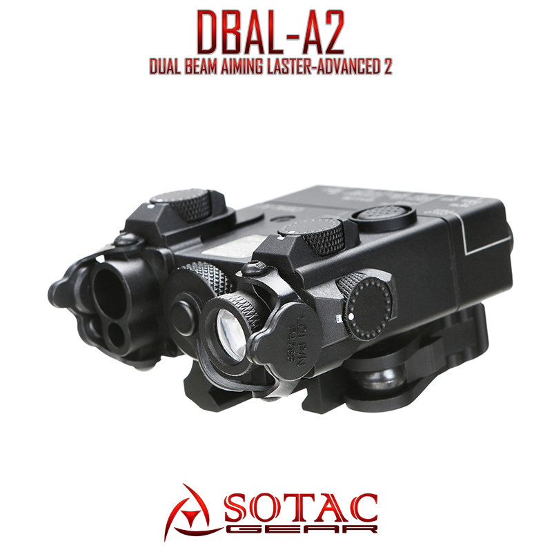 SOTAC-GEAR DBAL-A2 LED Illuminated IR Green Laser Red Laser Metal Indicator