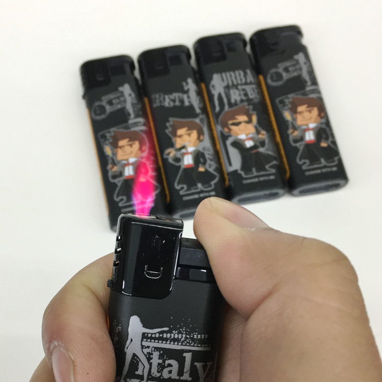 Bangjue máy chữa cháy bơm hơi nhẹ hơn cá tính sáng tạo thời trang máy chữa cháy một lần tùy chỉnh quốc gia bị gãy - Bật lửa bật lửa plasma