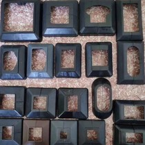 Iron guardrail accessories plastic bottom cover spray-free black stair fence stainless steel decorative cover screw cap