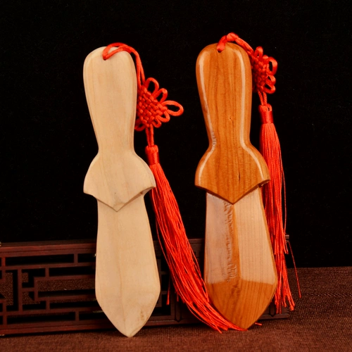 宏图好运 Персиковой деревянный меч даооистский кулон с твердым деревом -в -в -одну крышку древесины с домашним кулоном с вами