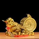 宏图好运 Медный большой золотой слиток для офиса, подарок на день рождения