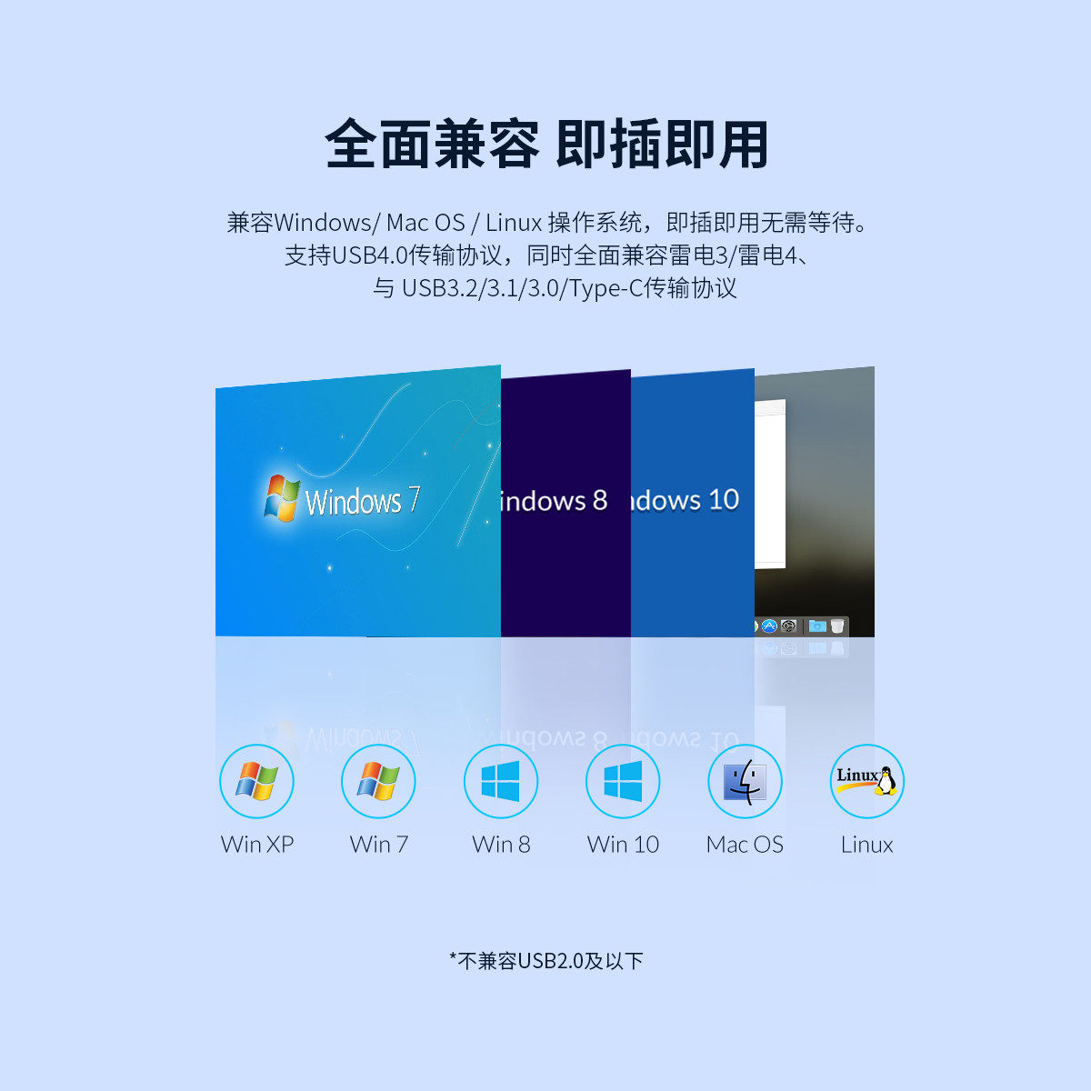 Корпус для жестого диска 奥睿科m2固态硬盘盒nvme雷电4高速外置ssd移动硬盘子usb4读取器 Orico