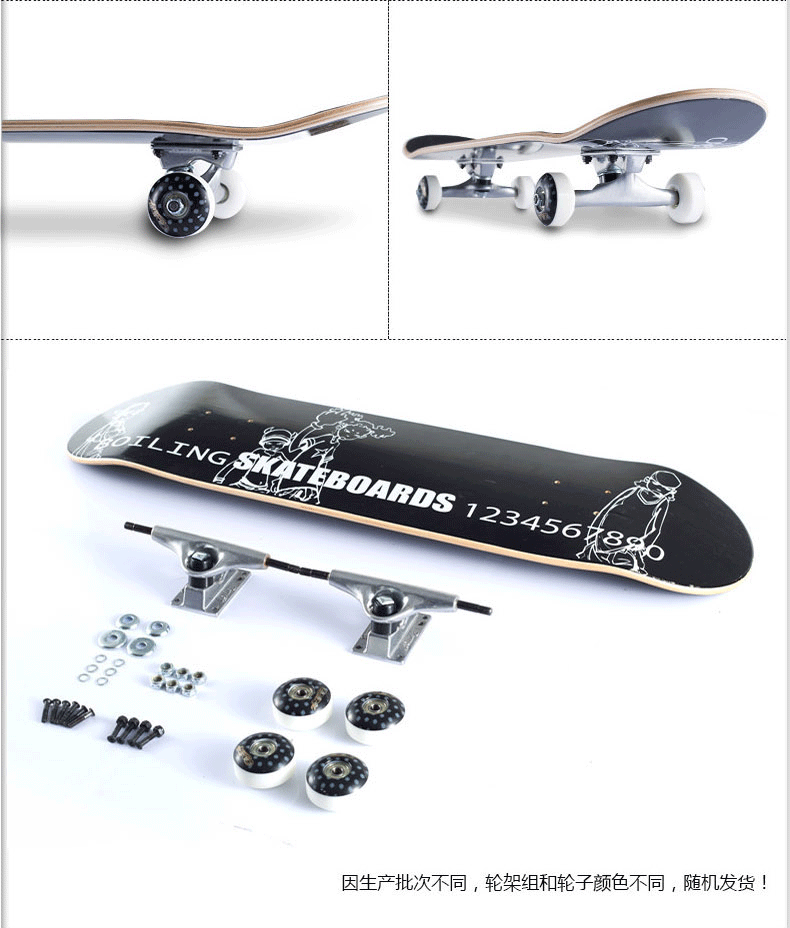 Skateboard pour homme femme BOILING   - Ref 2592542 Image 31